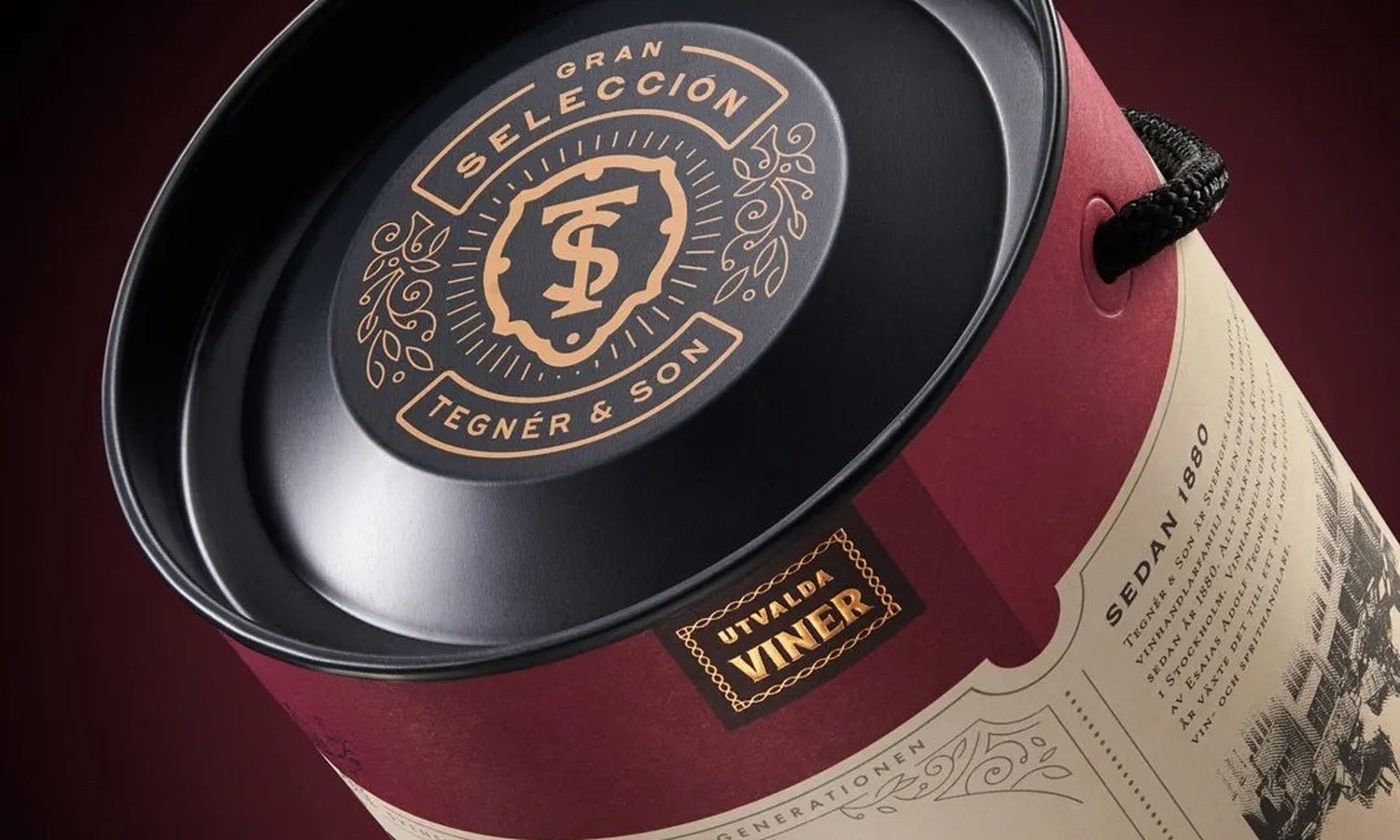 Cánister Gran Selección de Tegnér & Son fabricado por Gráfica Rovellosa