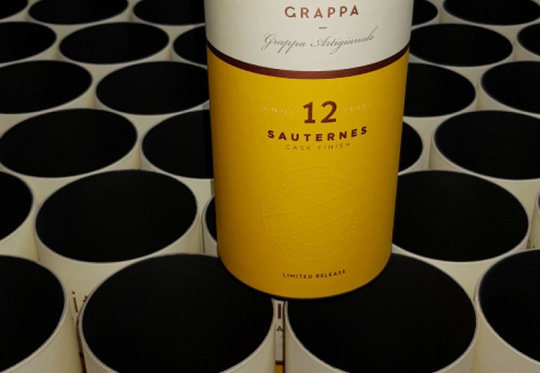 Cánisters de cartón de Elite Grappa