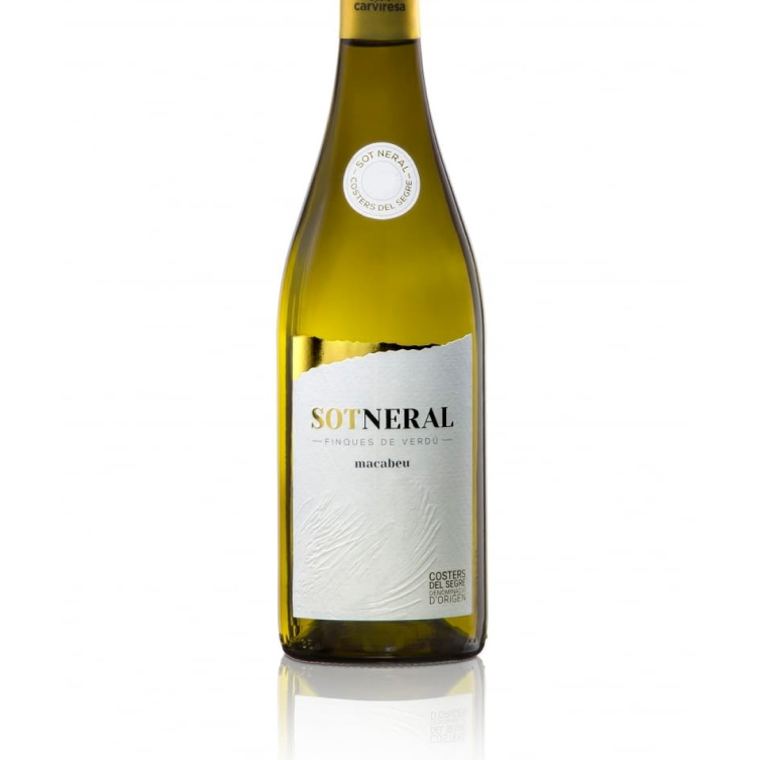 Etiqueta de vino blanco Sotneral